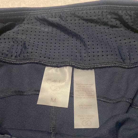 CALIA RUN COLLECTION Reflective Run/Bike Short NWT Size M High Rise 10” Inseam - Picture 6 of 12